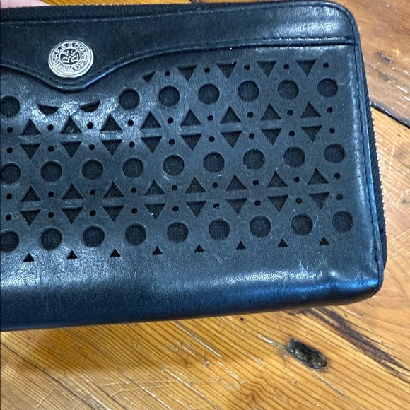 Rebecca Minkoff Black Leather Long Zippered Wallet - Picture 6 of 11